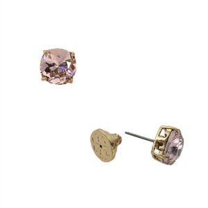 Tory Burch pink  Swarovski crystal earrings